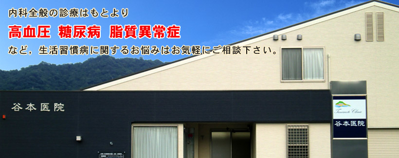 内科全般の診療はもとより高血圧・糖尿病・脂質異常症など、生活習慣病に関するお悩みはお気軽にご相談下さい。